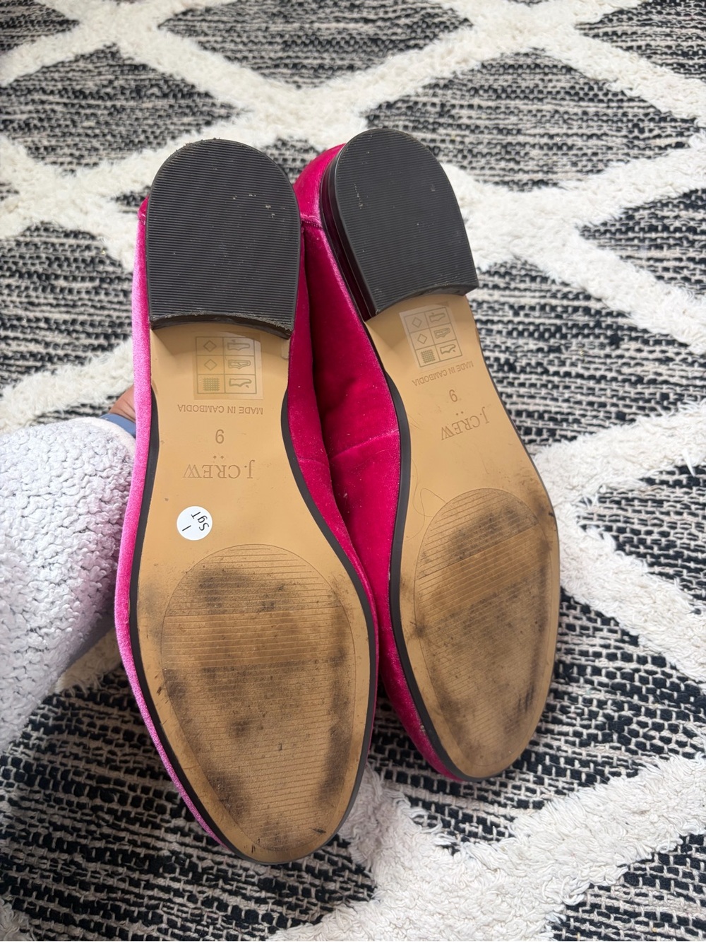 J. Crew Marie tassel loafers in velvet PINK women’s size 1 - Picture 4 of 6